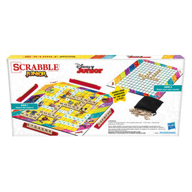 Hasbro Scrabble Junior classroom activity showing a group of children playing.