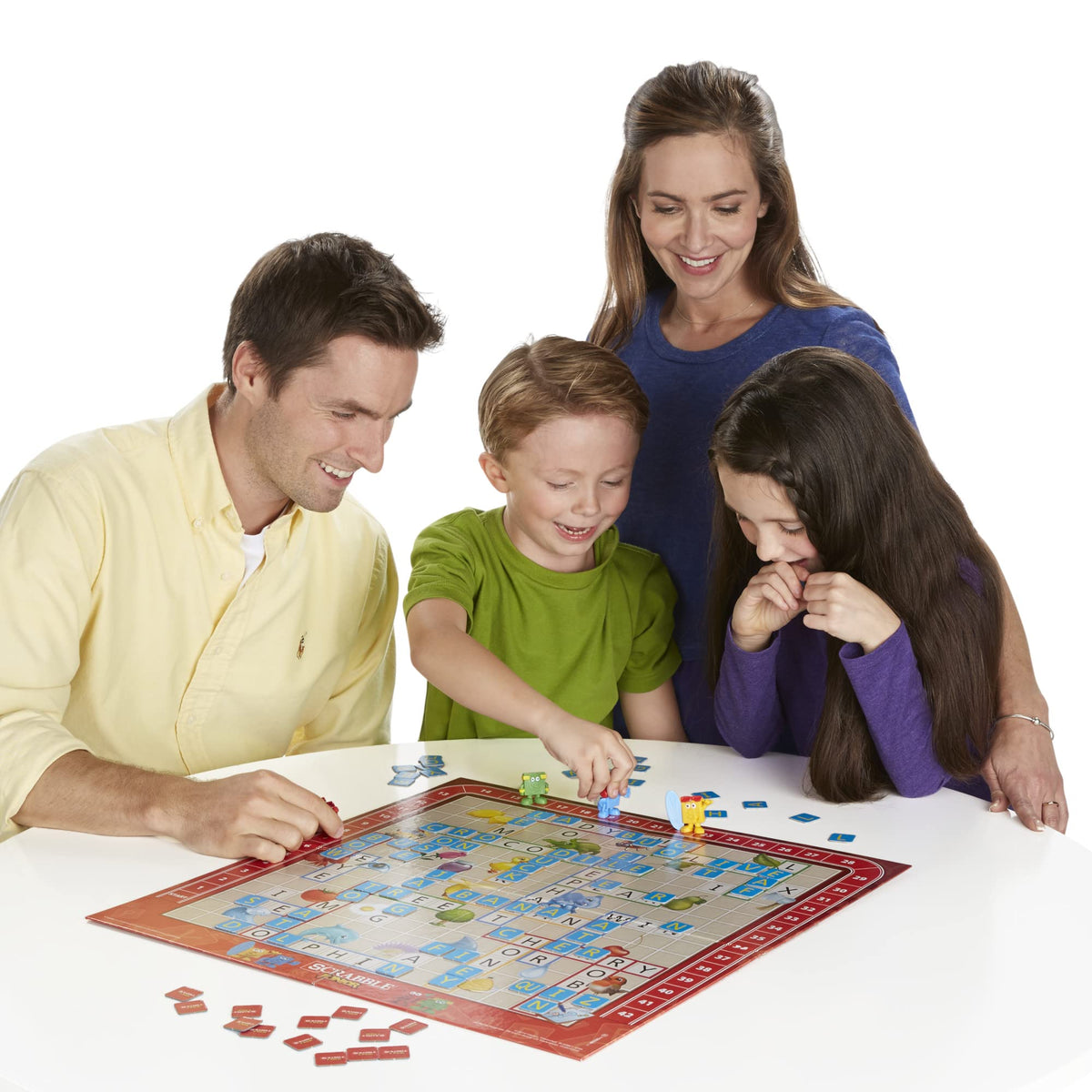 Hasbro Scrabble Junior word-creation sparks imagination and learning.