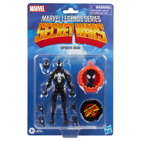 Hasbro Spider-Man Secret Wars figure side profile, perfect for dynamic posing and collection.
