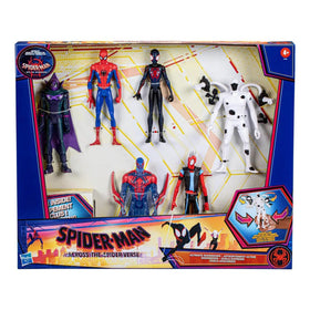 Hasbro Spider-Punk figure for bold, energetic battles.