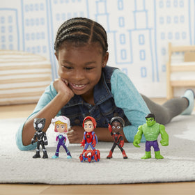 Hasbro Spidey and Friends vehicles enhance scene-building and rescue missions.