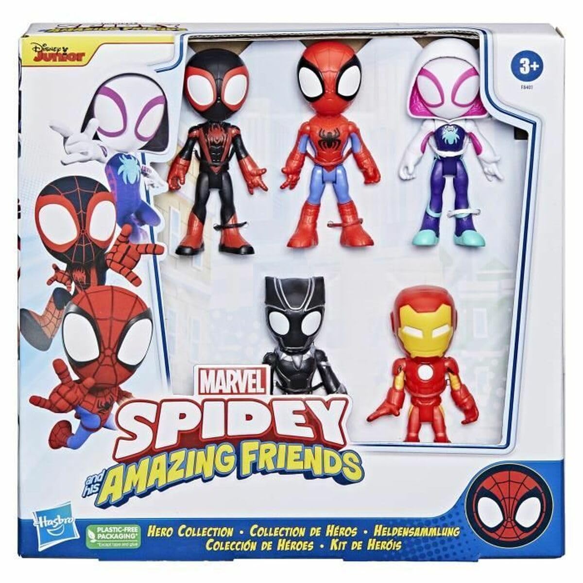 Hasbro Spidey Hero Collection playset opened with accessories ready for adventures