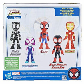 Hasbro Spidey Hero Collection playset side view highlighting compact footprint for easy display