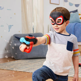 Miles Morales mask supports immersive storytelling.