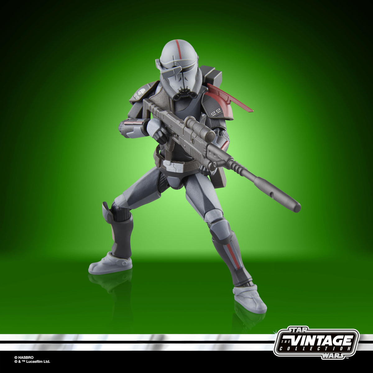 Hasbro Star Wars Crosshair helmet head interchange, perfect for versatile poses.