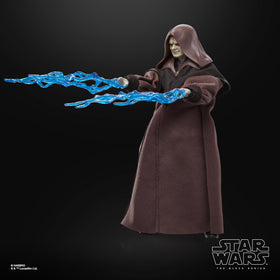 Hasbro Darth Sidious figure articulation pose featuring multiple joints.