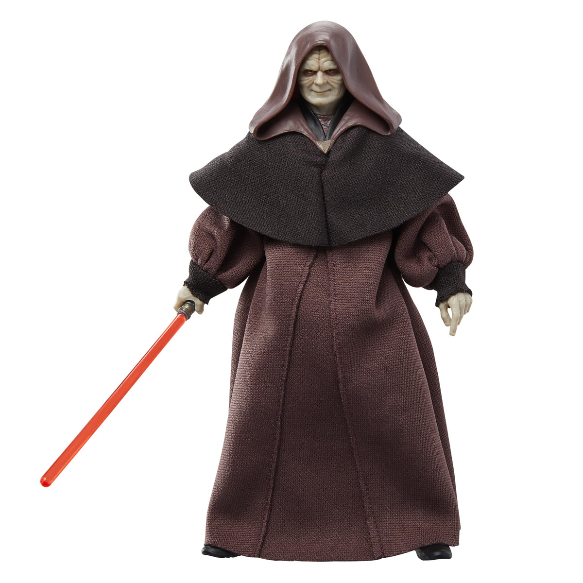 Hasbro STAR WARS Darth Sidious figure front view for display collection.