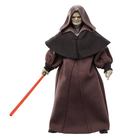Hasbro STAR WARS Darth Sidious figure front view for display collection.