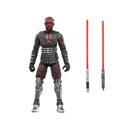 Hasbro STAR WARS Maul Shadow Lord figure front view with premium deco for display