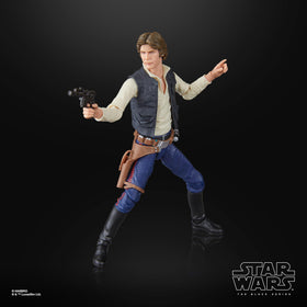 Hasbro The Black Series Han Solo six-inch scale figure for display and play.