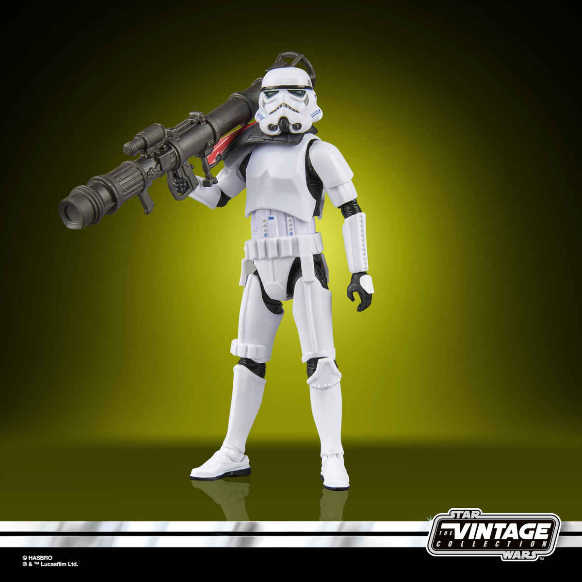 Rocket launcher accessory included with Hasbro figure