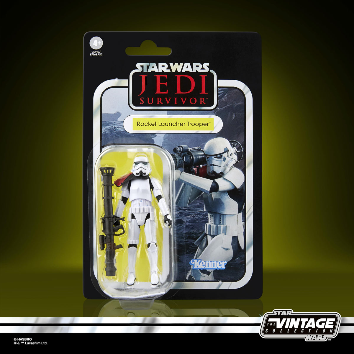 Hasbro Star Wars Rocket Launcher Trooper figure side view
