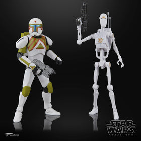 Hasbro STAR WARS window box packaging highlights figure art