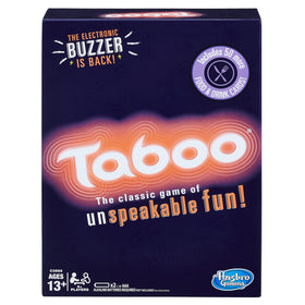 Hasbro Taboo buzzer interrupts incorrect clues during fast rounds