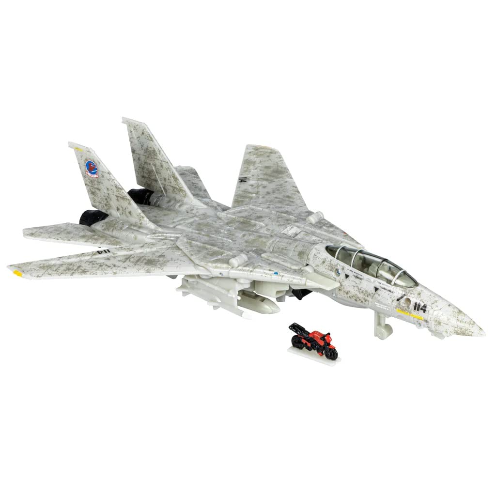 Hasbro Transformers Top Gun Maverick robot mode with folding wings for dynamic play.