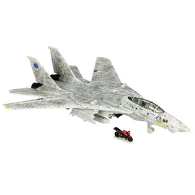 Hasbro Transformers Top Gun Maverick robot mode with folding wings for dynamic play.