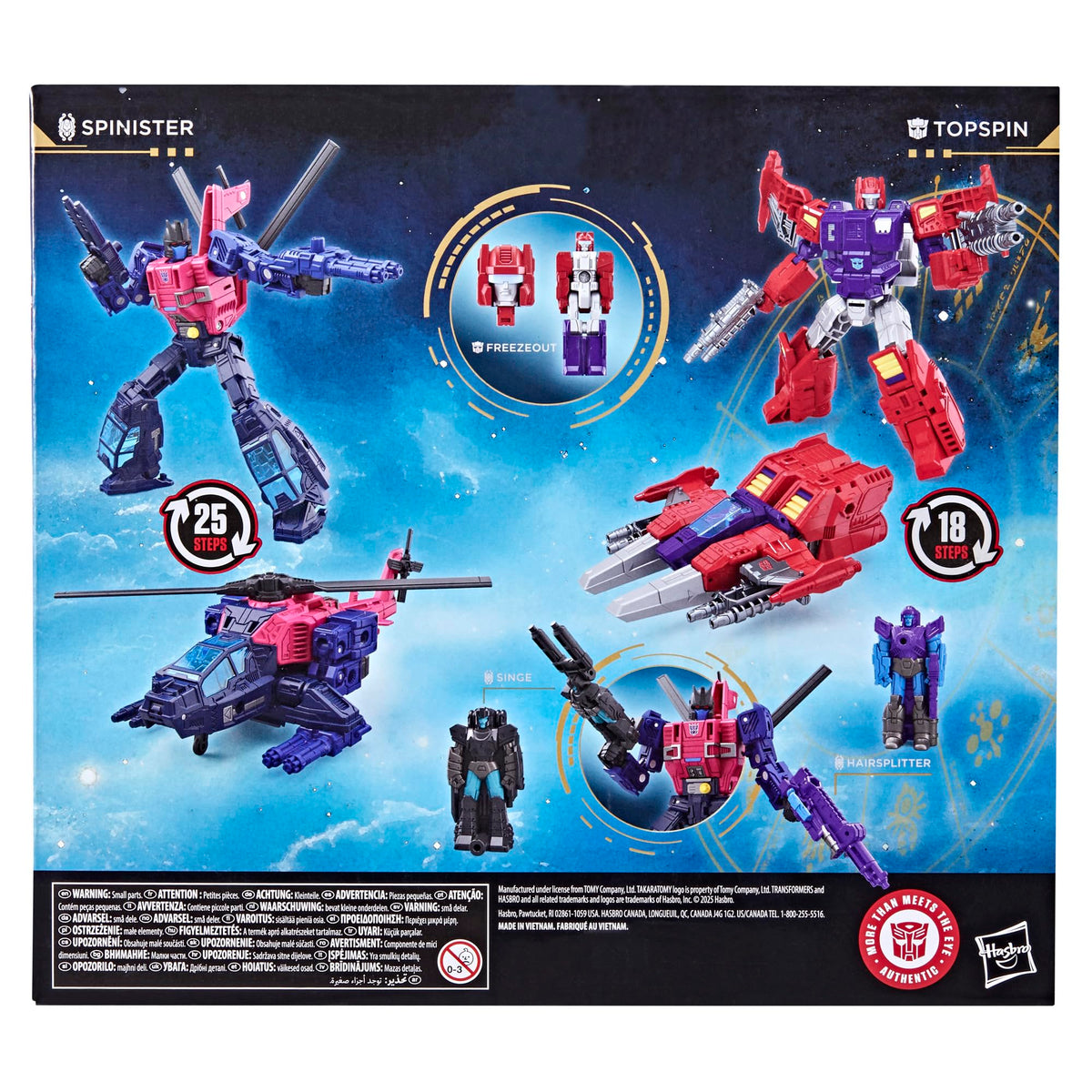 Hasbro Transformers Wreck n Doom accessories with Headmaster and Target Masters for enhanced play