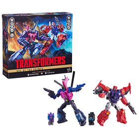 Hasbro Transformers Wreck n Doom Spinister in robot mode for action
