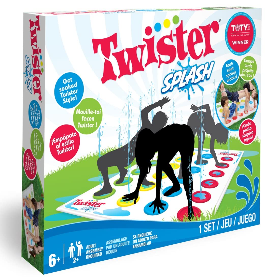 Hasbro Twister Splash mat setup for quick backyard fun