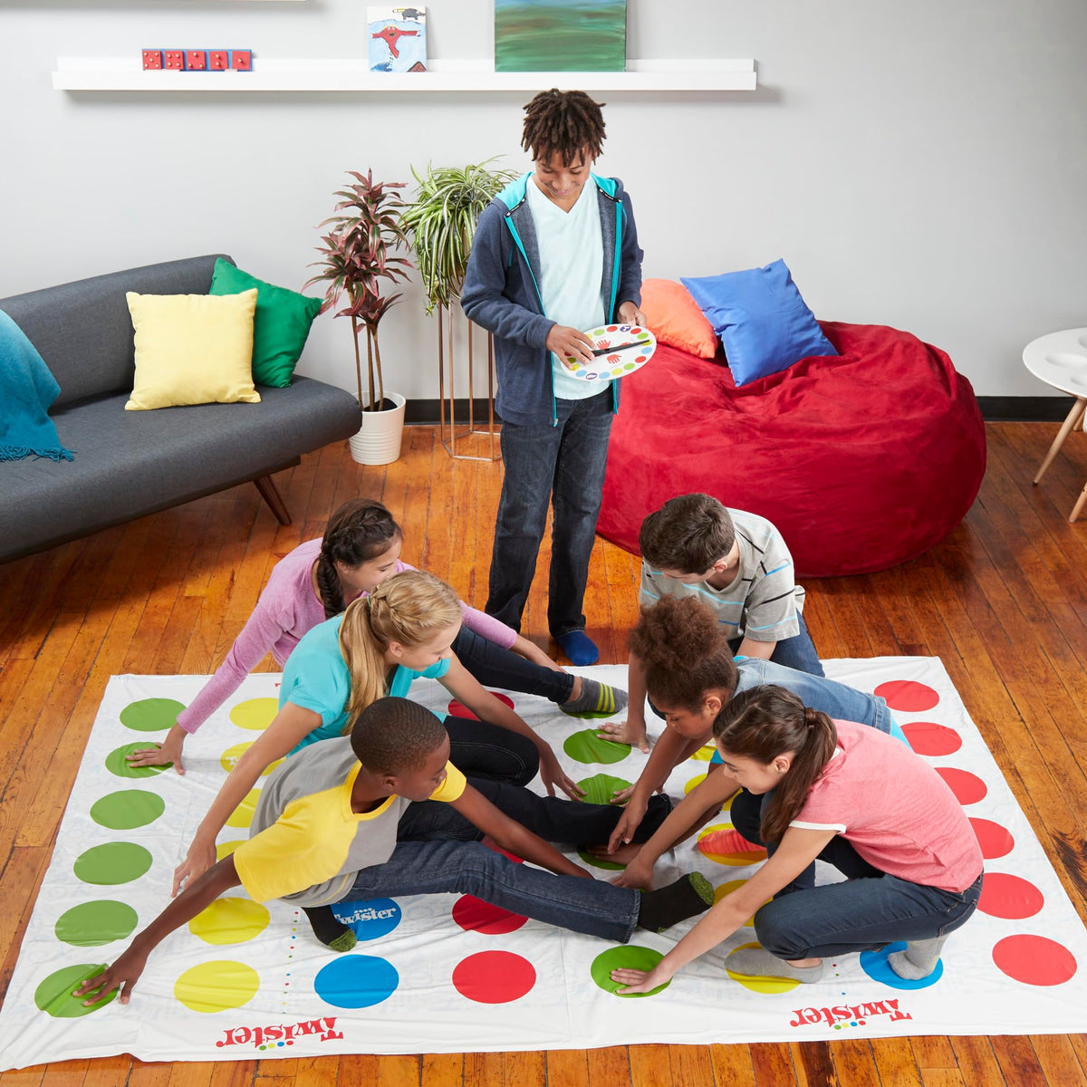 Hasbro Twister Ultimate durable mat for active family game nights.