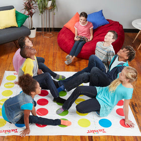 Hasbro Twister Ultimate indoor-outdoor play suitable for any space.