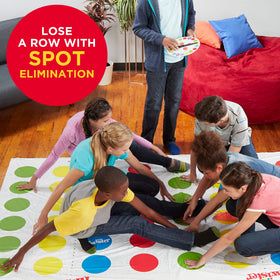 Hasbro Twister Ultimate spinner included for smooth turns.