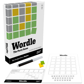 Hasbro Wordle Party Game timed mode adds clock-based challenge.