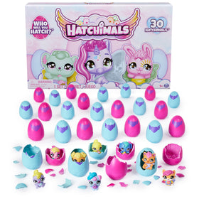 Hatchimals Alive 30-pack eggs ready to hatch for imaginative play.