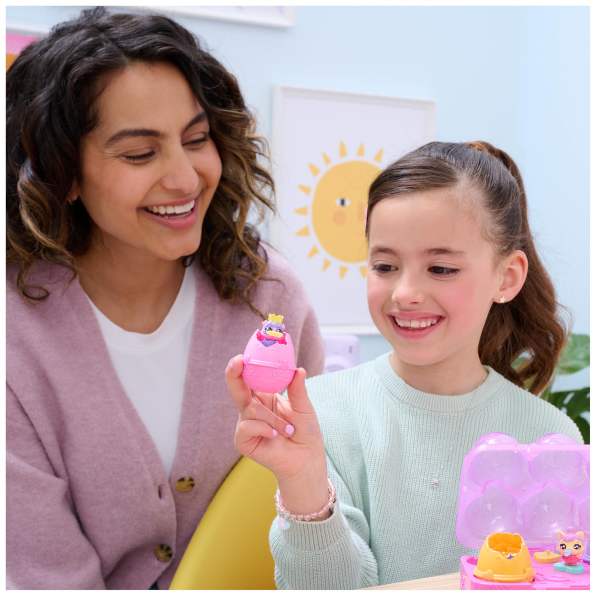 Hatchimals Alive five figures ready for storytelling during music class adventures.
