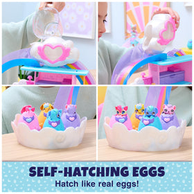 Hatchimals Alive four mini figures in eggs invite discovery and storytelling