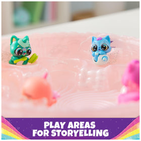 Hatchimals Alive Rainbow Hatchery slide promotes active, imaginative play for hatchlings.