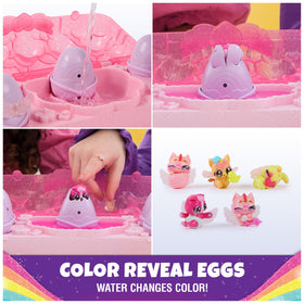 Hatchimals built-in hatch zone supports safe, easy cleanup during play.