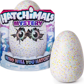Hatchimals Mystery egg speckled, inviting playful anticipation for imaginative, surprise-filled play.
