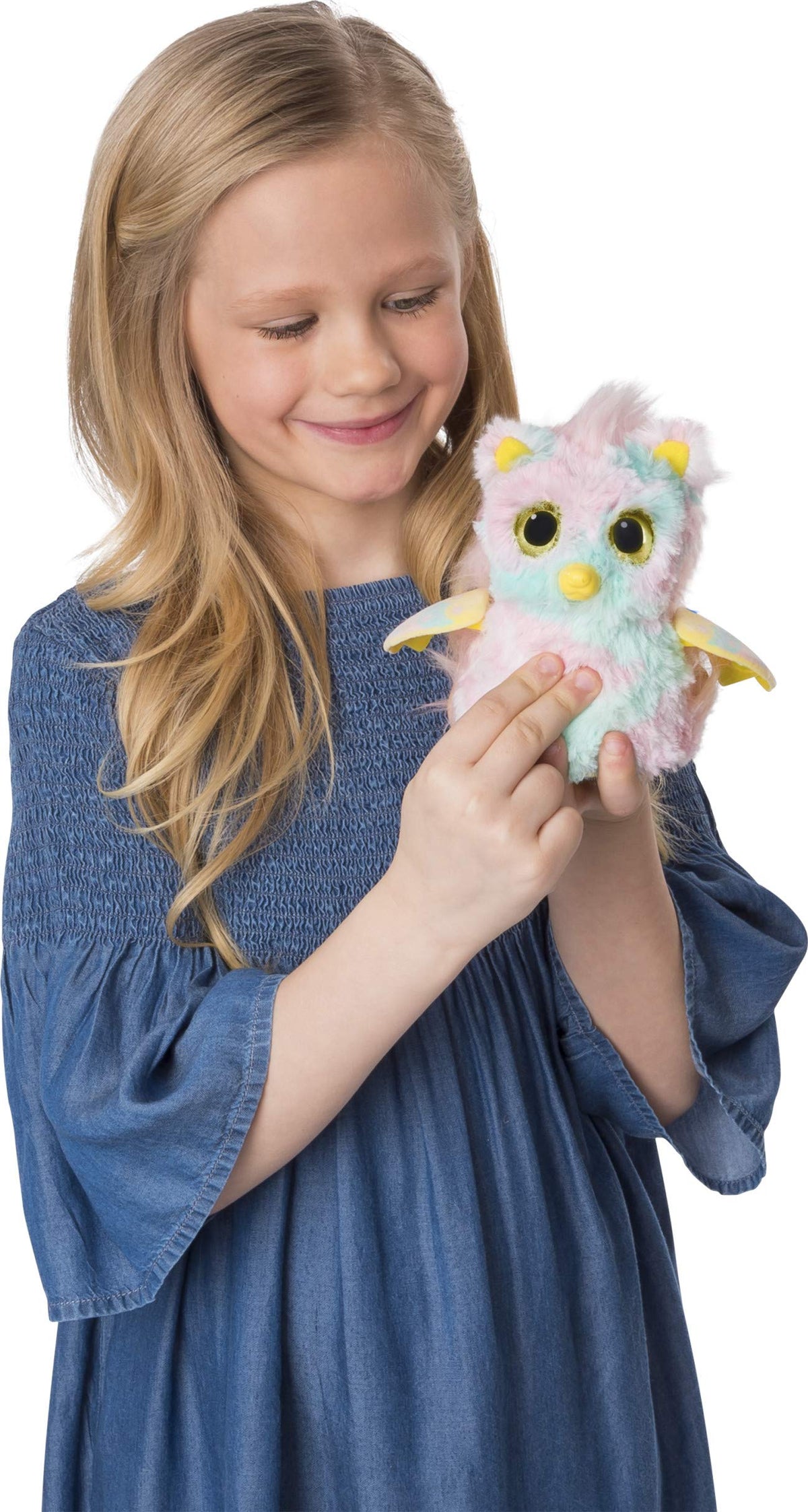 Hatchimals Mystery rainbow eyes glow signals hatch time and excitement.