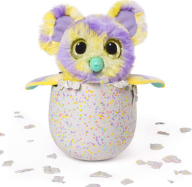 Hatchimals Mystery tap-shell interaction prompts playful responses during playtime.