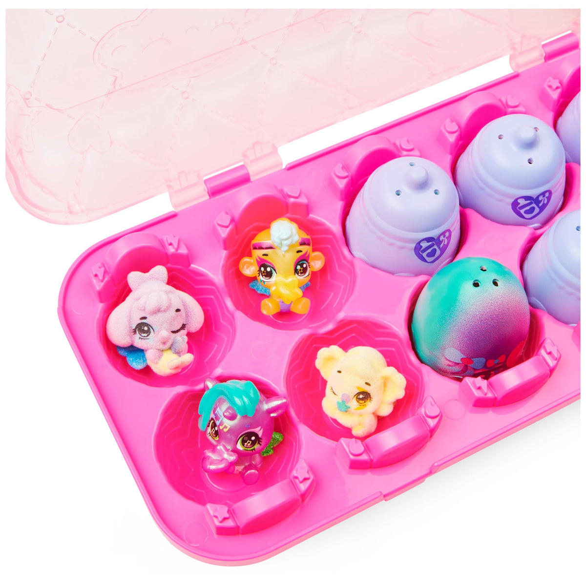 Hatchimals Shimmer Babies out-of-egg pose showcases personality for display and storytelling.