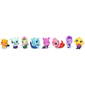 Hatchimals swimming and diving play in the aquarium scene