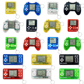 Hatende 18Pcs video game keychains—colorful party favors for kids.