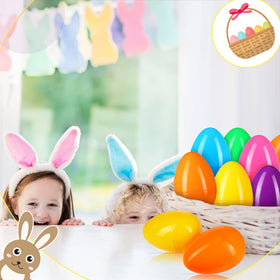 Haull assorted colors Easter eggs ideal for egg hunts and festive décor