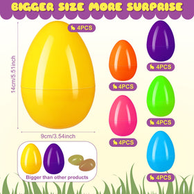 Haull fillable 6-inch eggs show the two-part design for simple stuffing
