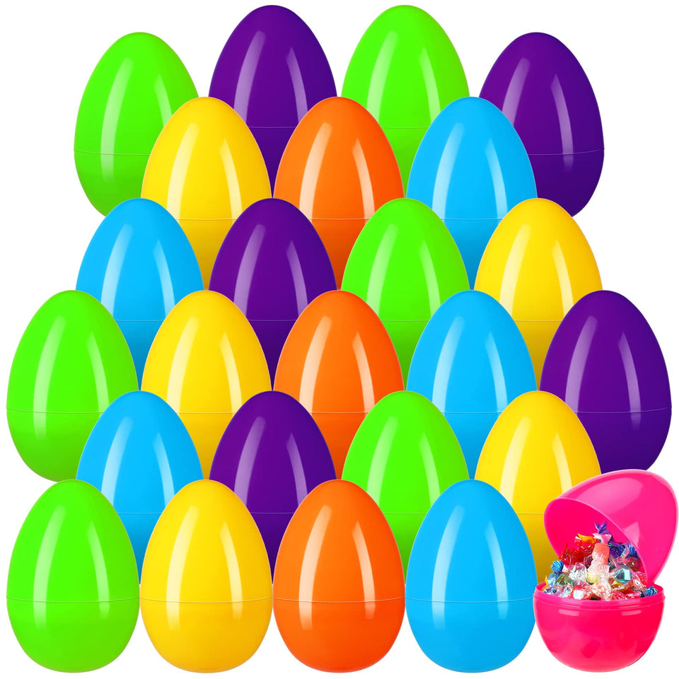 Haull jumbo Easter eggs bulk pack in bright colors for easy party decorating