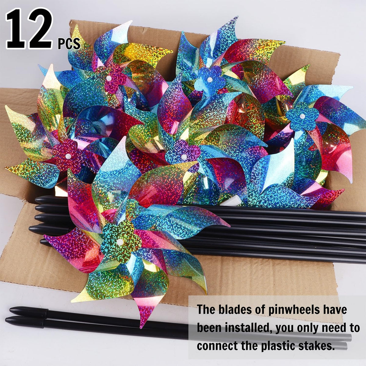 Hausse durable weatherproof pinwheels withstand wind and outdoor use