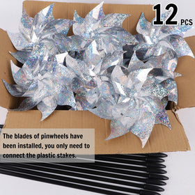 Silver Hausse pinwheels brighten patios, beds, and balconies.