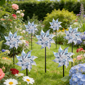 Sparkling Hausse pinwheels add seasonal shine to outdoor spaces.