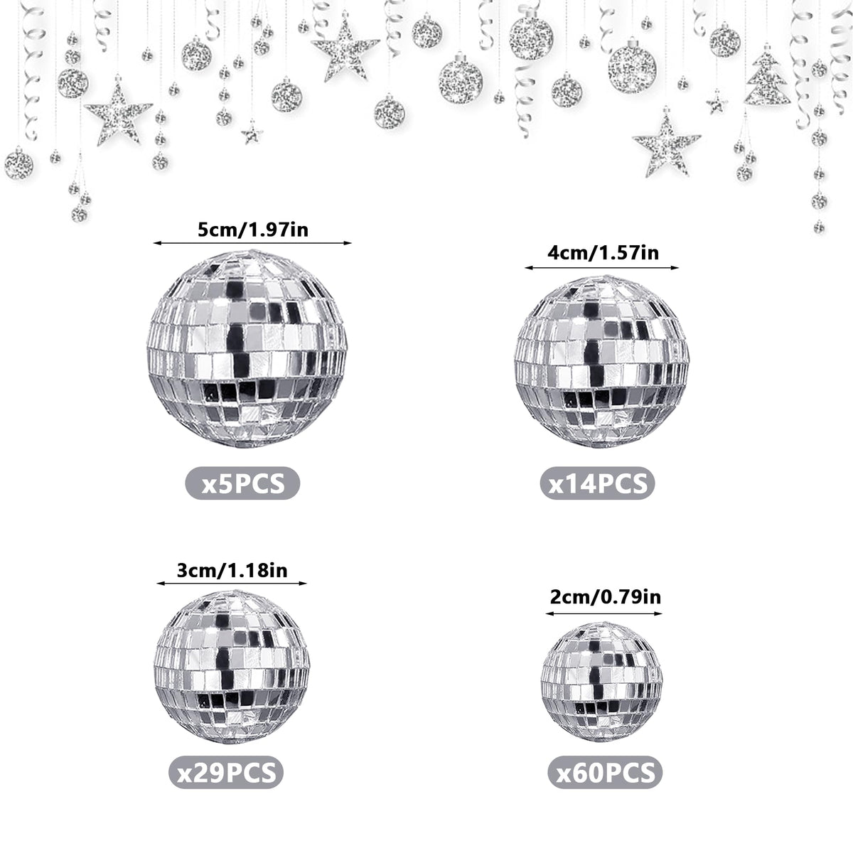 HAVAGDTM disco ball dancer figurine closeup enhances retro party desserts