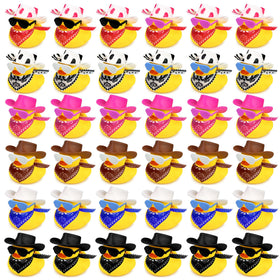 HAVAGDTM cowboy ducks with 36-set pack ready for water play and party decor.