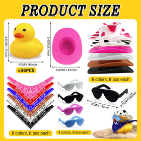 HAVAGDTM duck with mini sunglasses enhances pool and bathtub play.