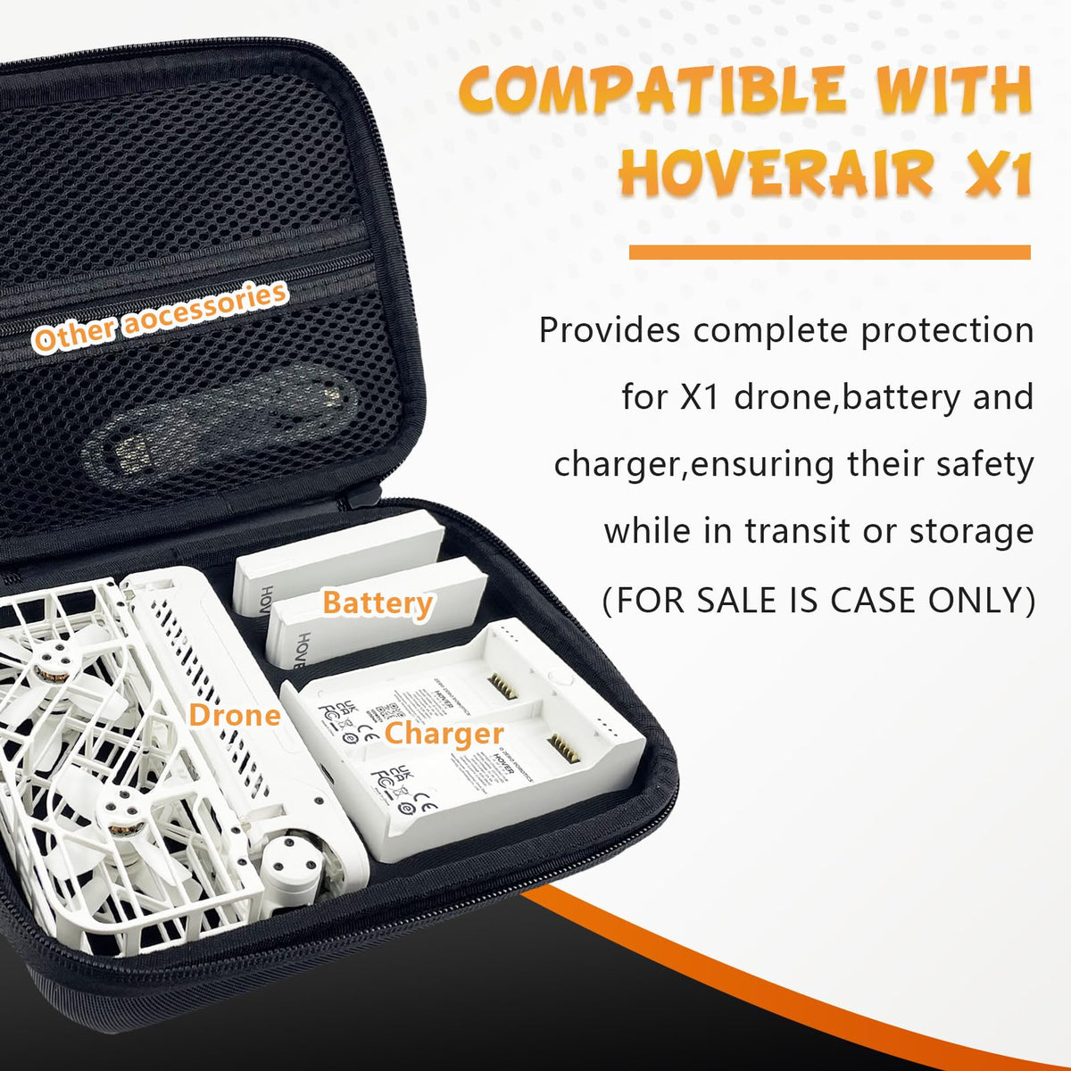 HAVANSIDY X1 spare battery storage shields extra power during shoots