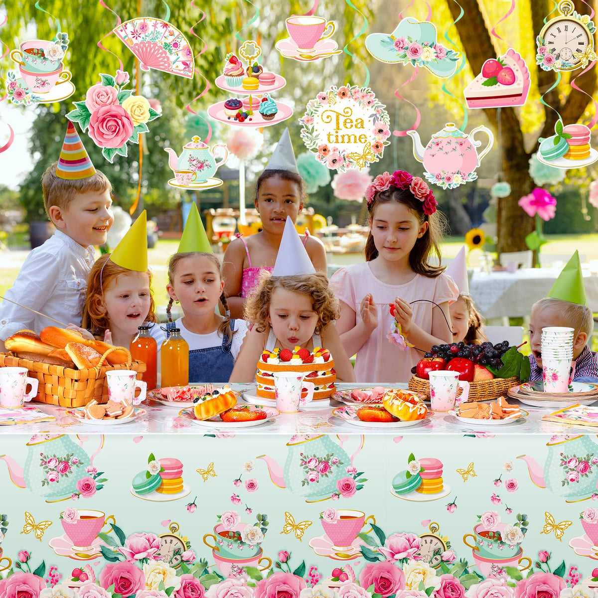 Havawish floral banner set provides reusable decor for future parties