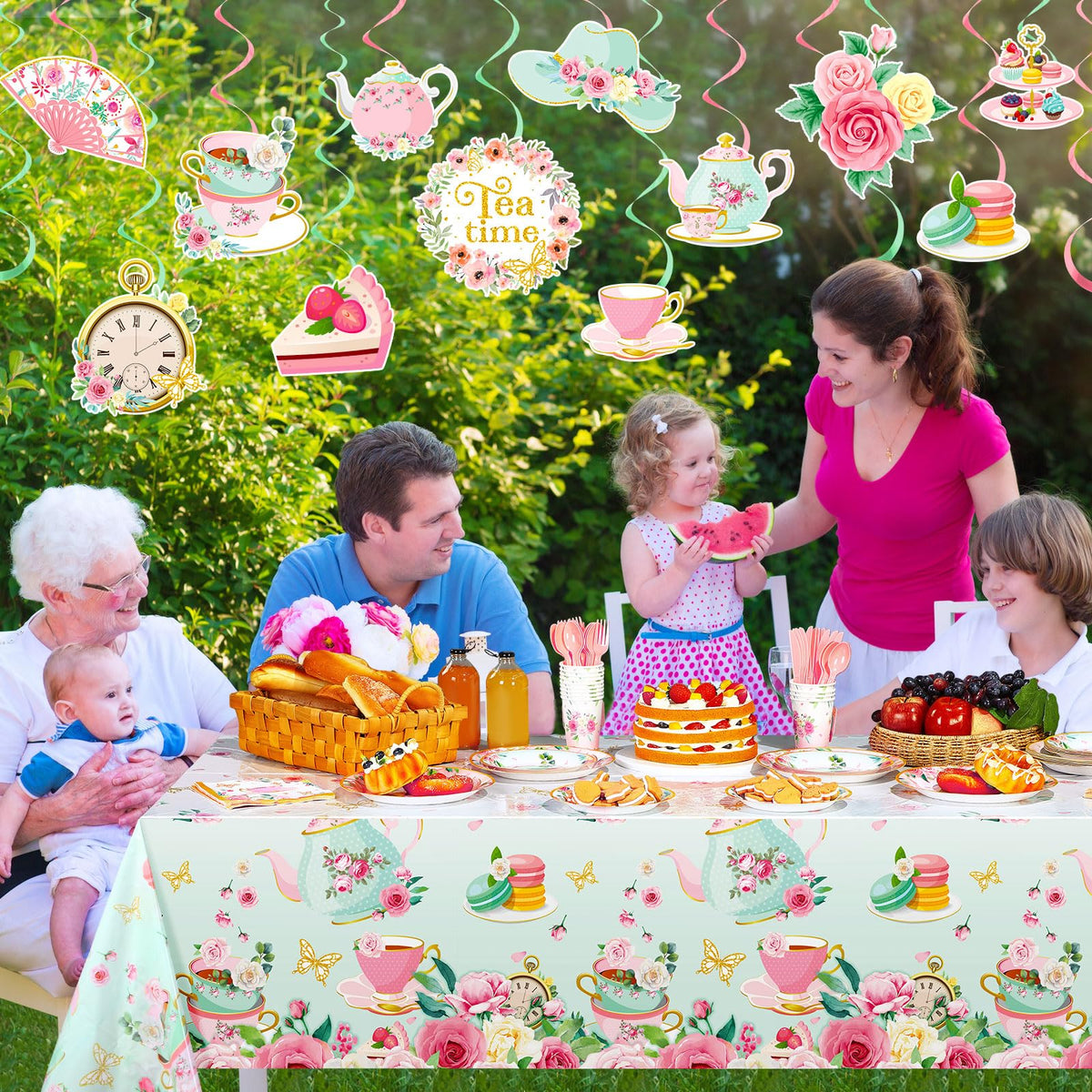 Havawish happy birthday banner adding a bright focal point to decor